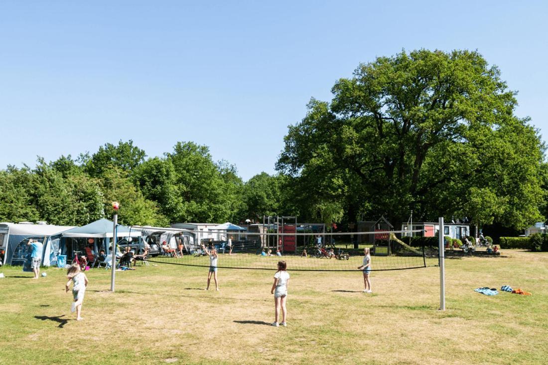 Chalet 'T Rijsterbos Op Camping Met Zwembad! Villa Kültér fotó